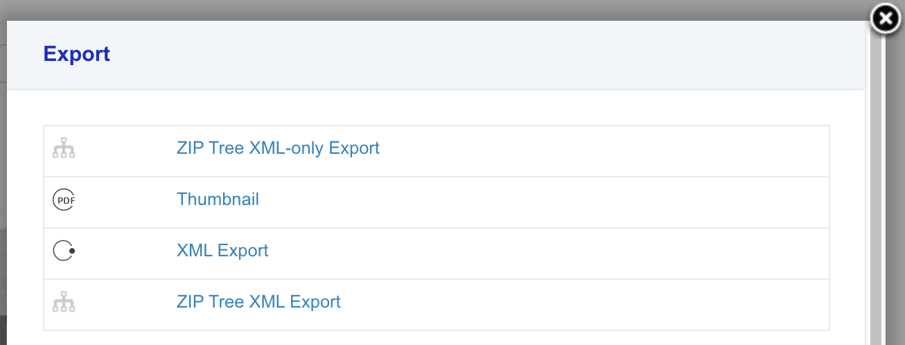 Nuxeo export utils